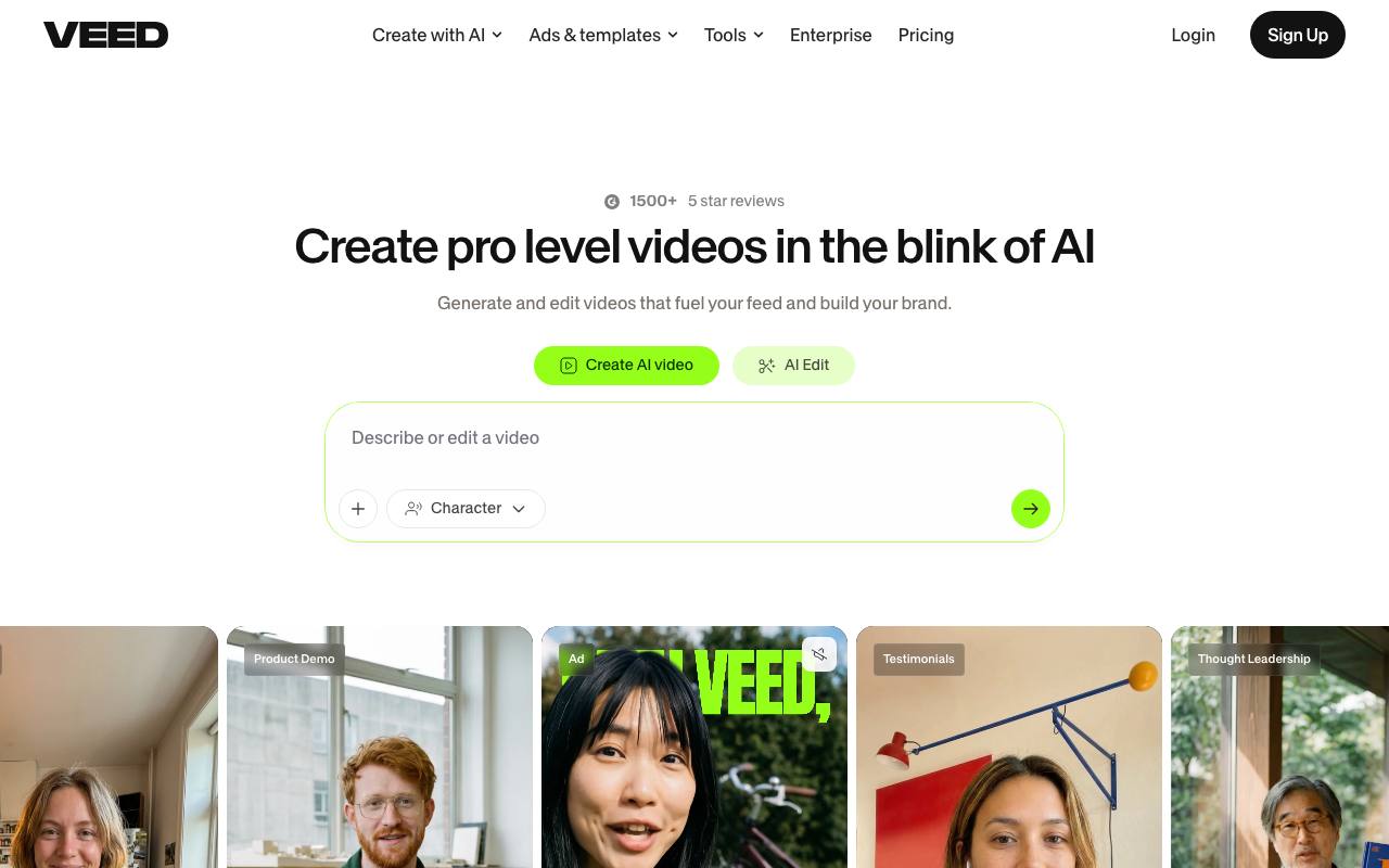 Veed.io screenshot