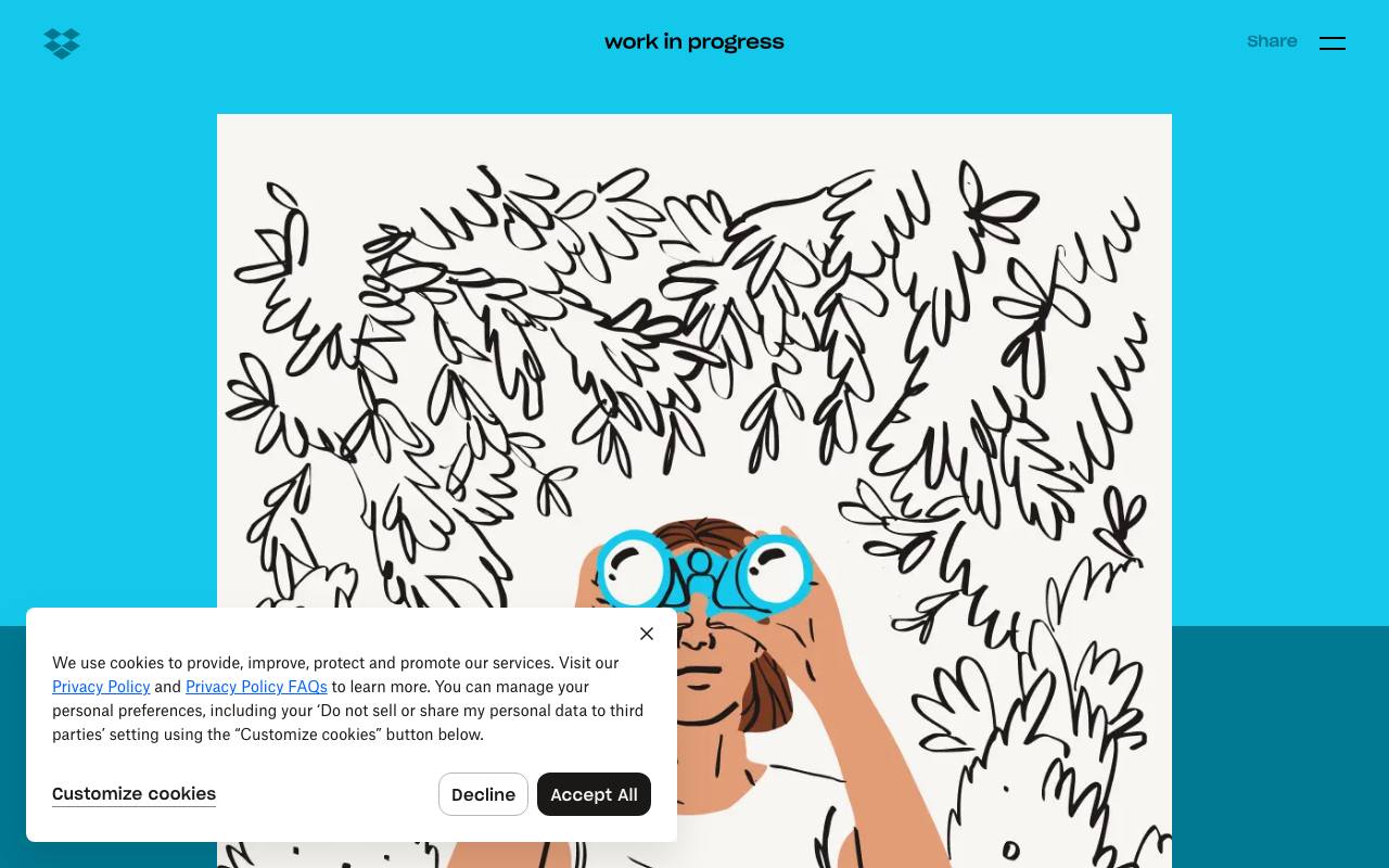 Dropbox AI screenshot