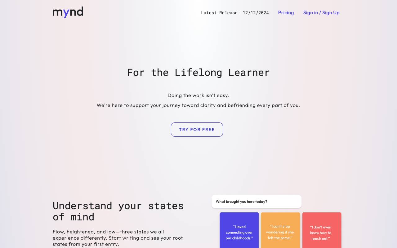 Mynd screenshot
