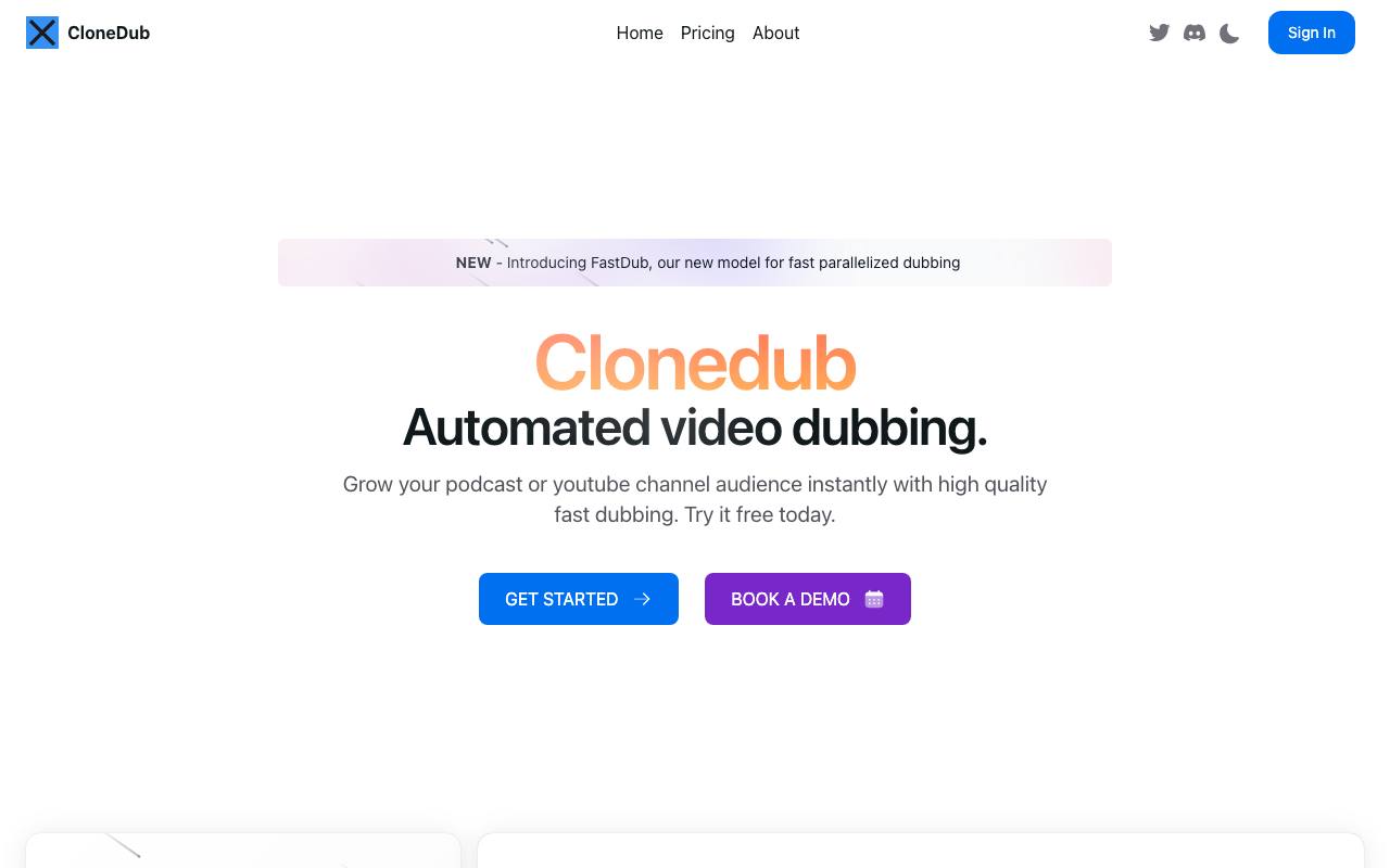CloneDub screenshot
