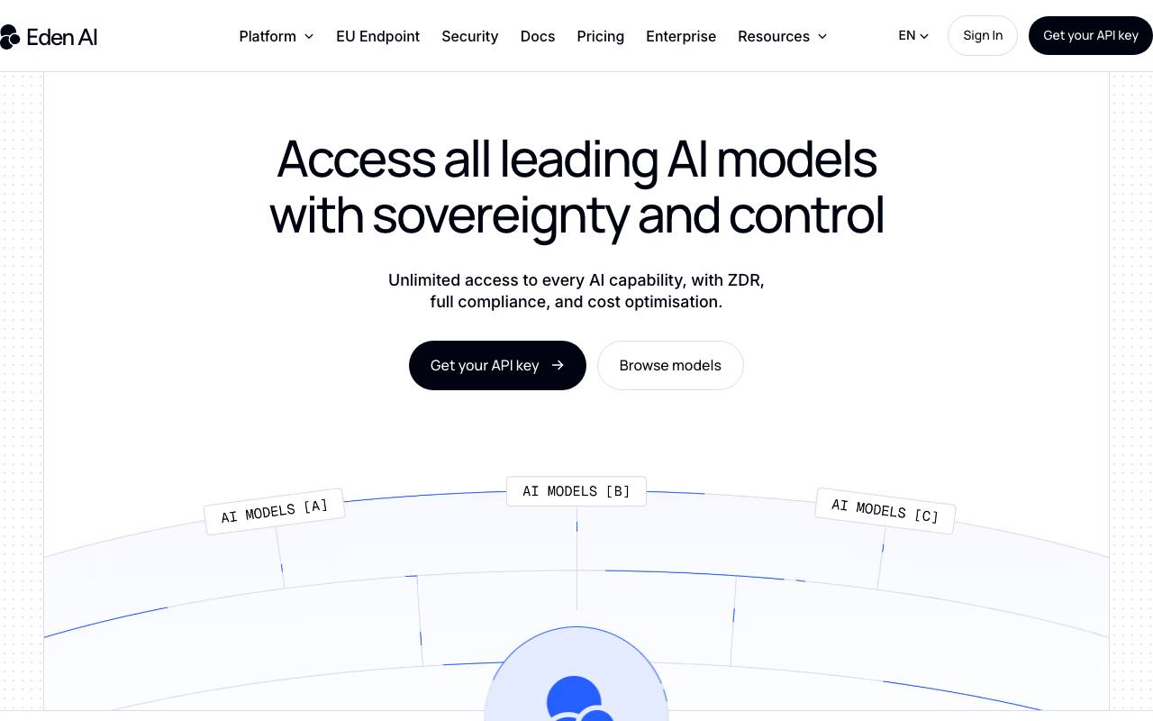 Eden AI screenshot