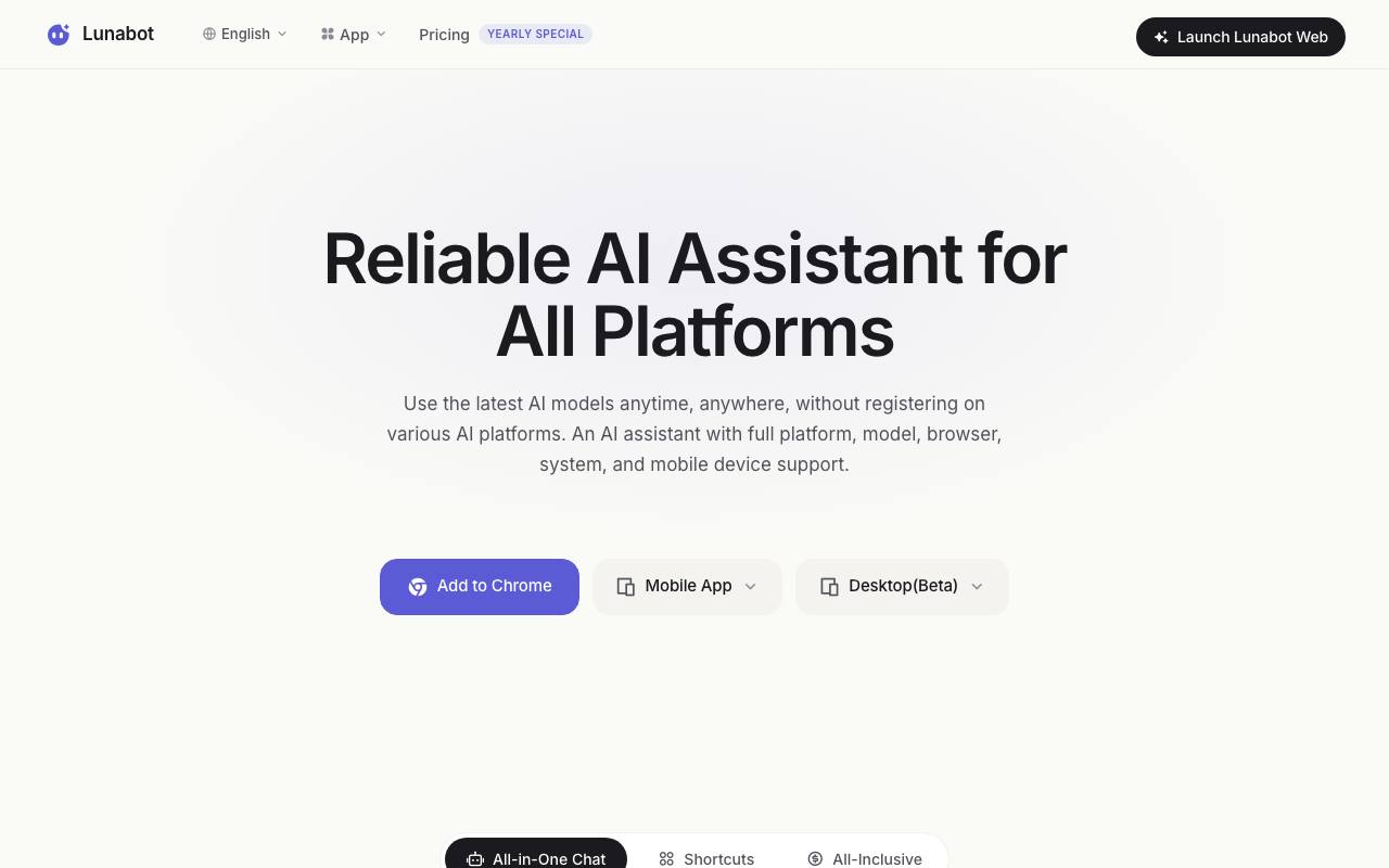 Lunabot screenshot