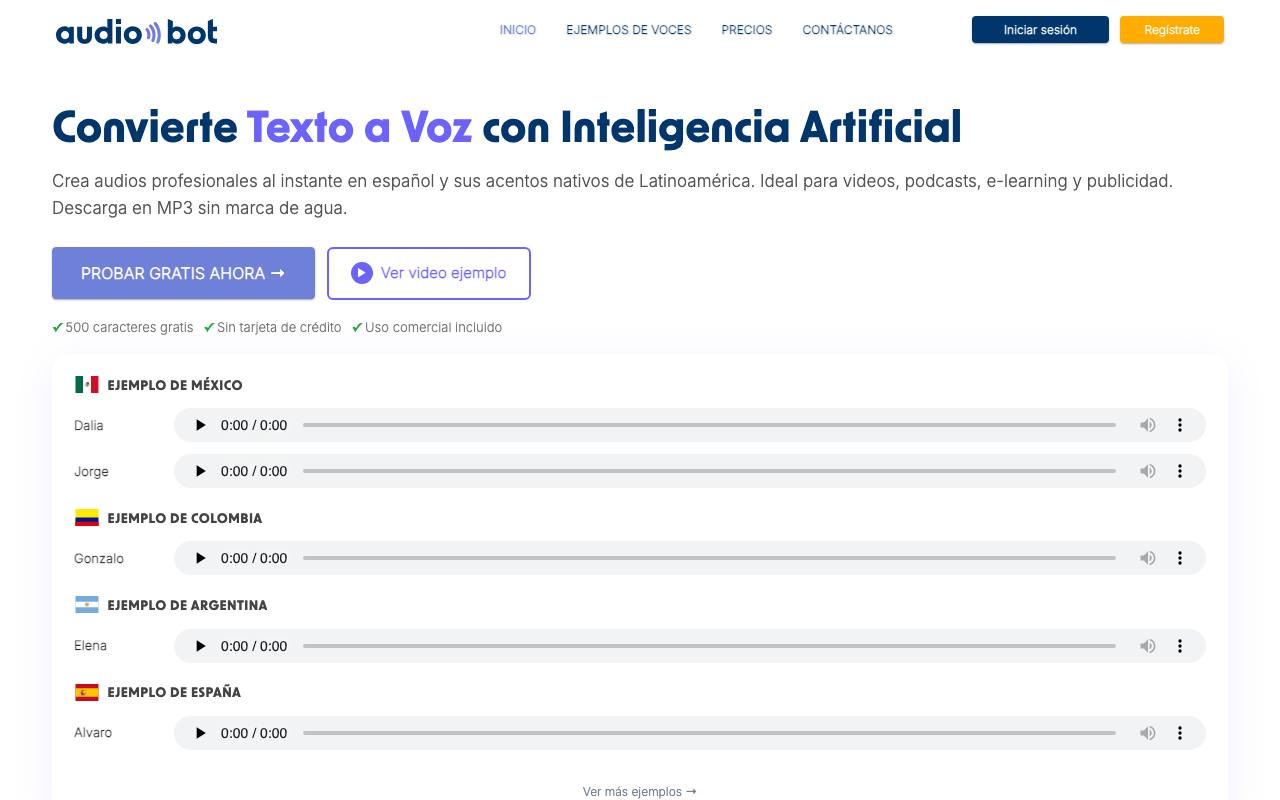 AudioBot screenshot
