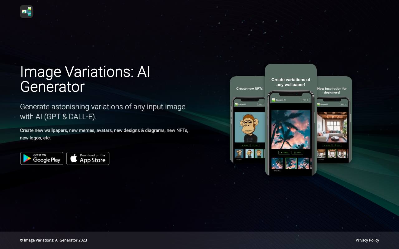 Image Variations screenshot