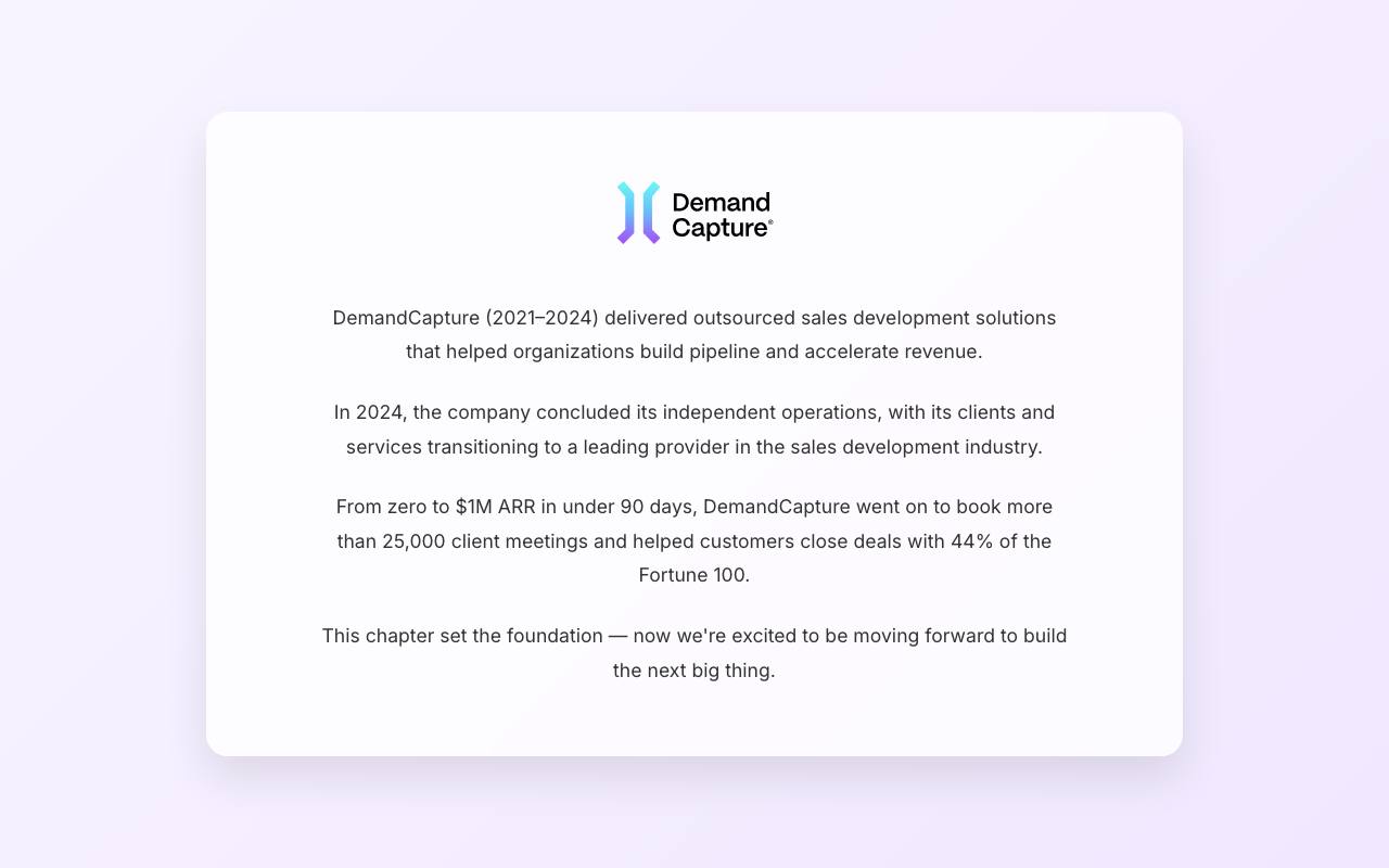 DemandCapture screenshot