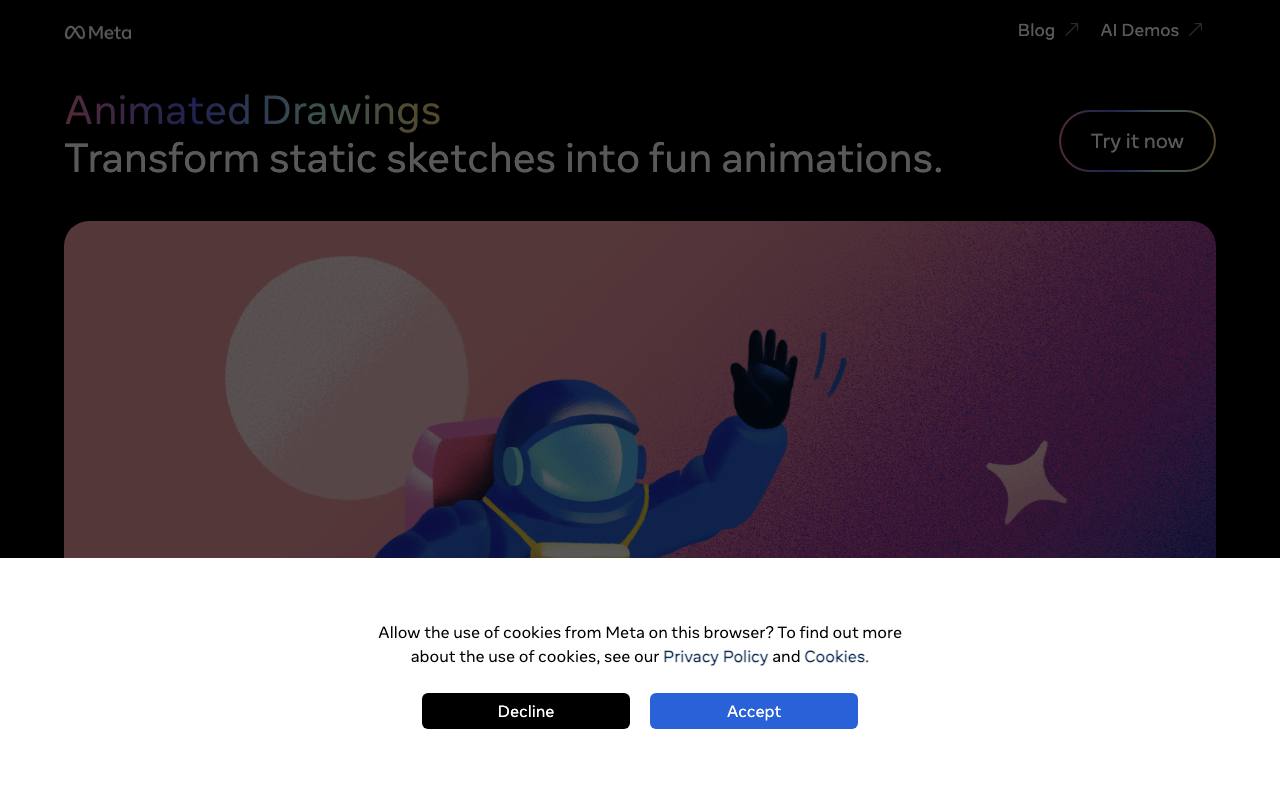 Animated Drawings screenshot