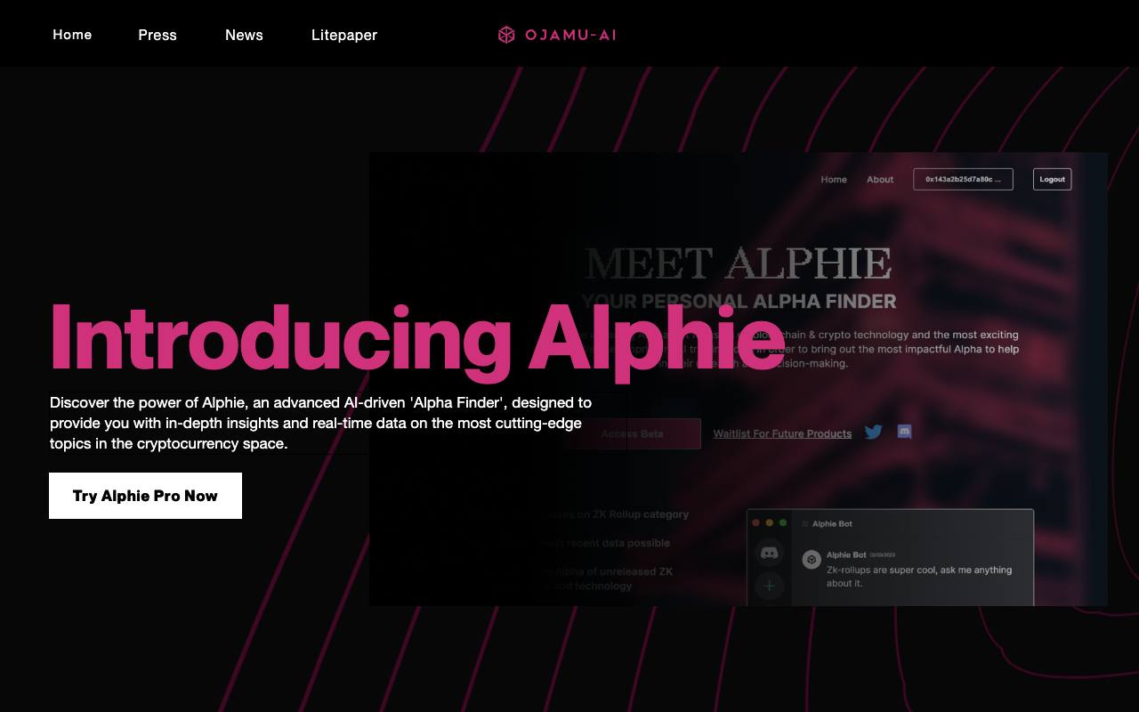 Alphie screenshot