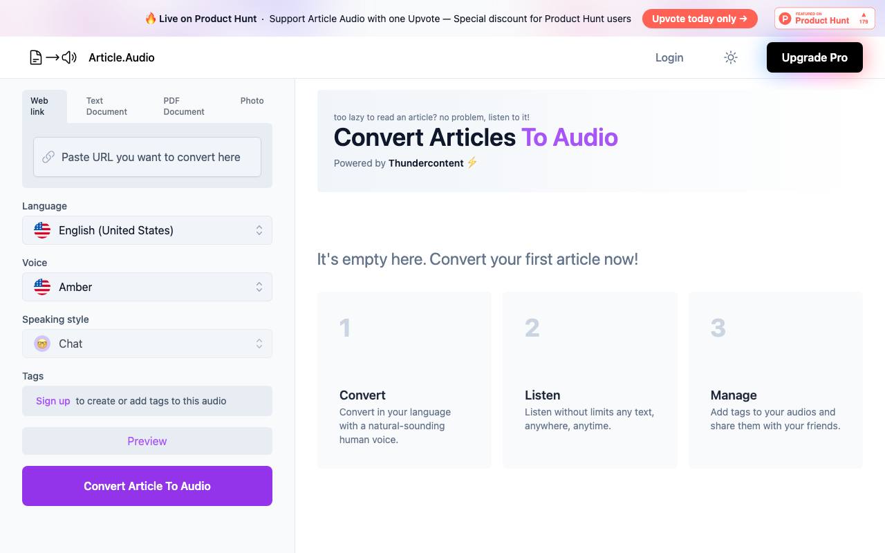 Article.Audio screenshot