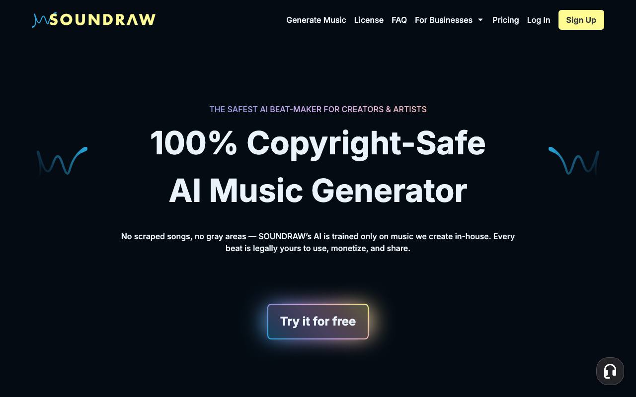 Soundraw screenshot