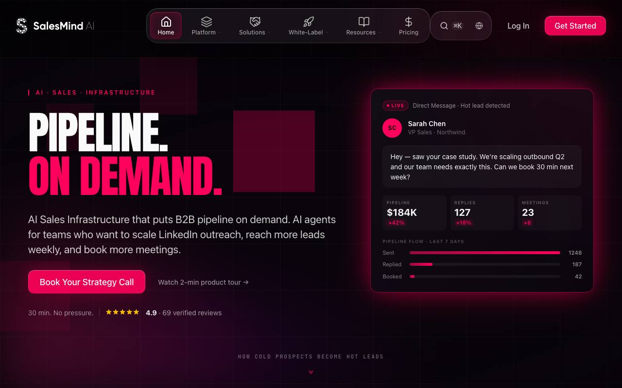 SalesMind AI screenshot