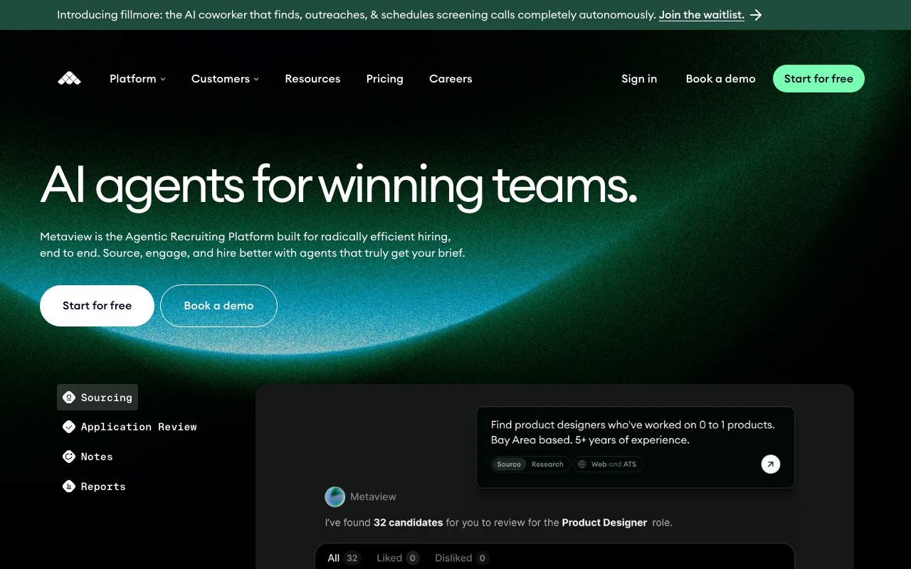 Metaview screenshot
