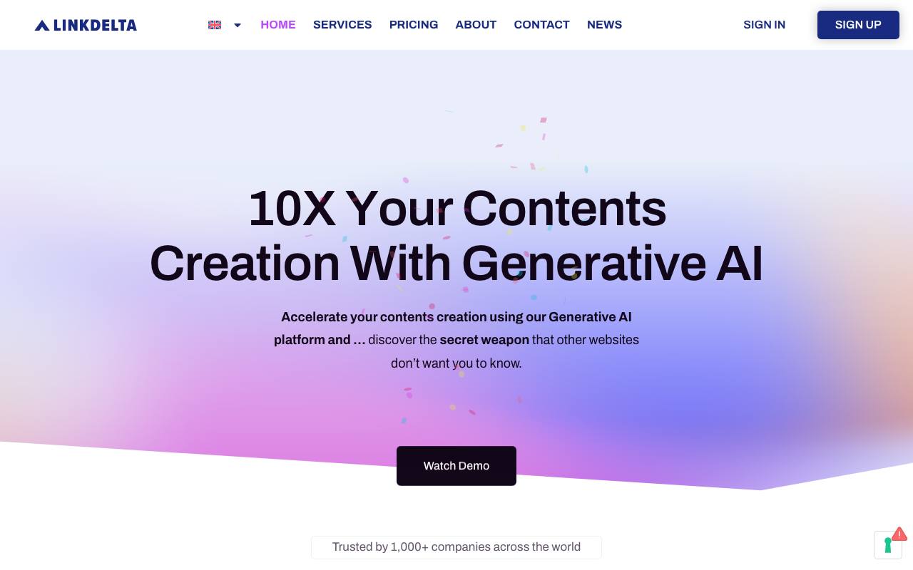 Linkdelta screenshot