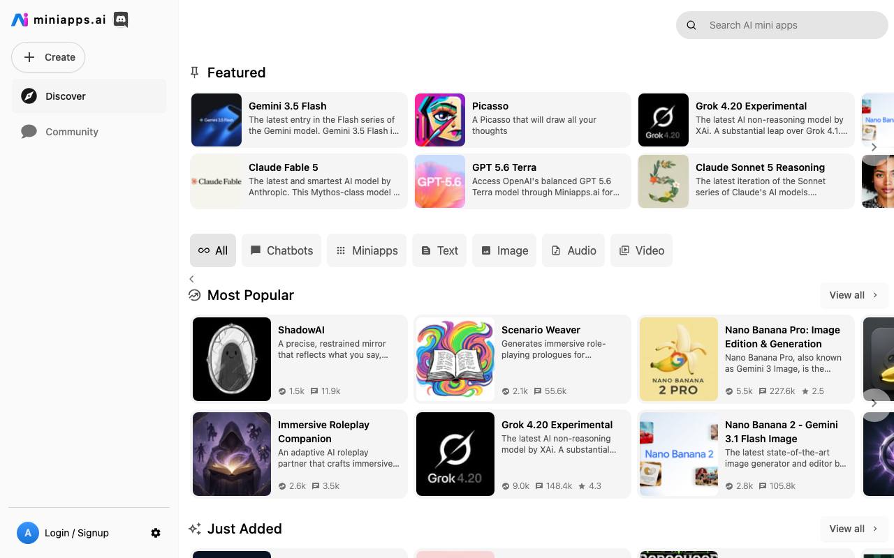 Miniapps AI screenshot