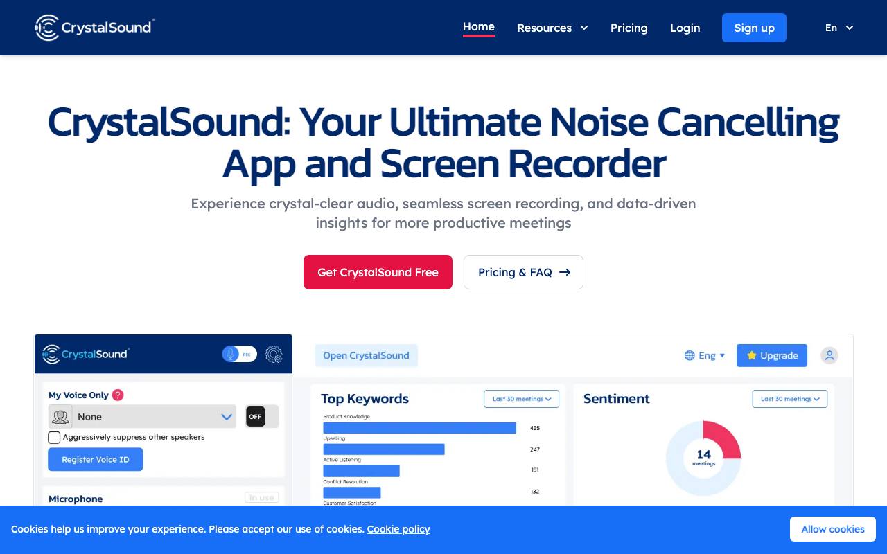 CrystalSound screenshot