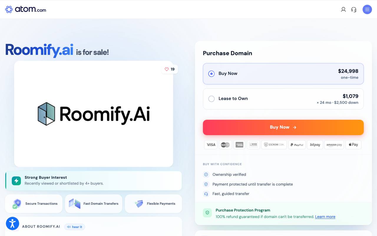Roomify AI screenshot