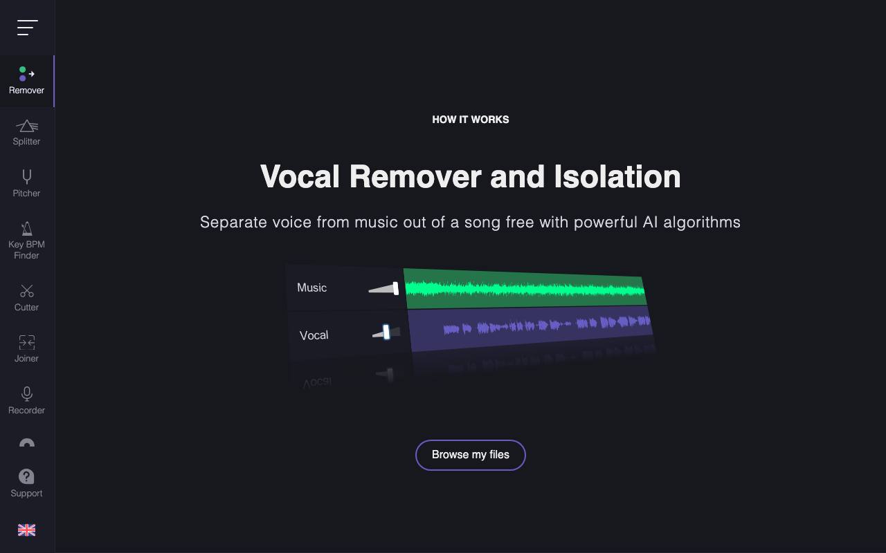 Vocal Remover screenshot
