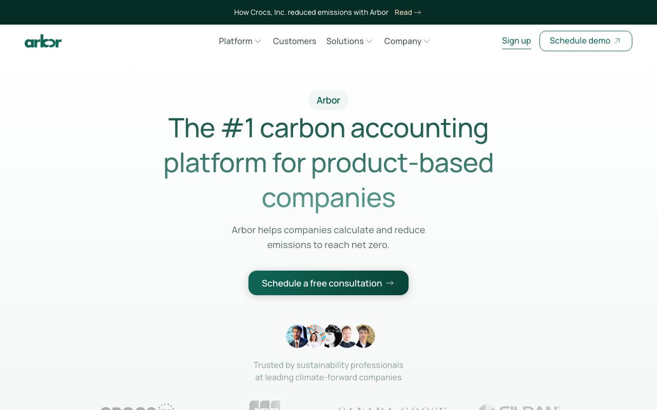 Arbor screenshot