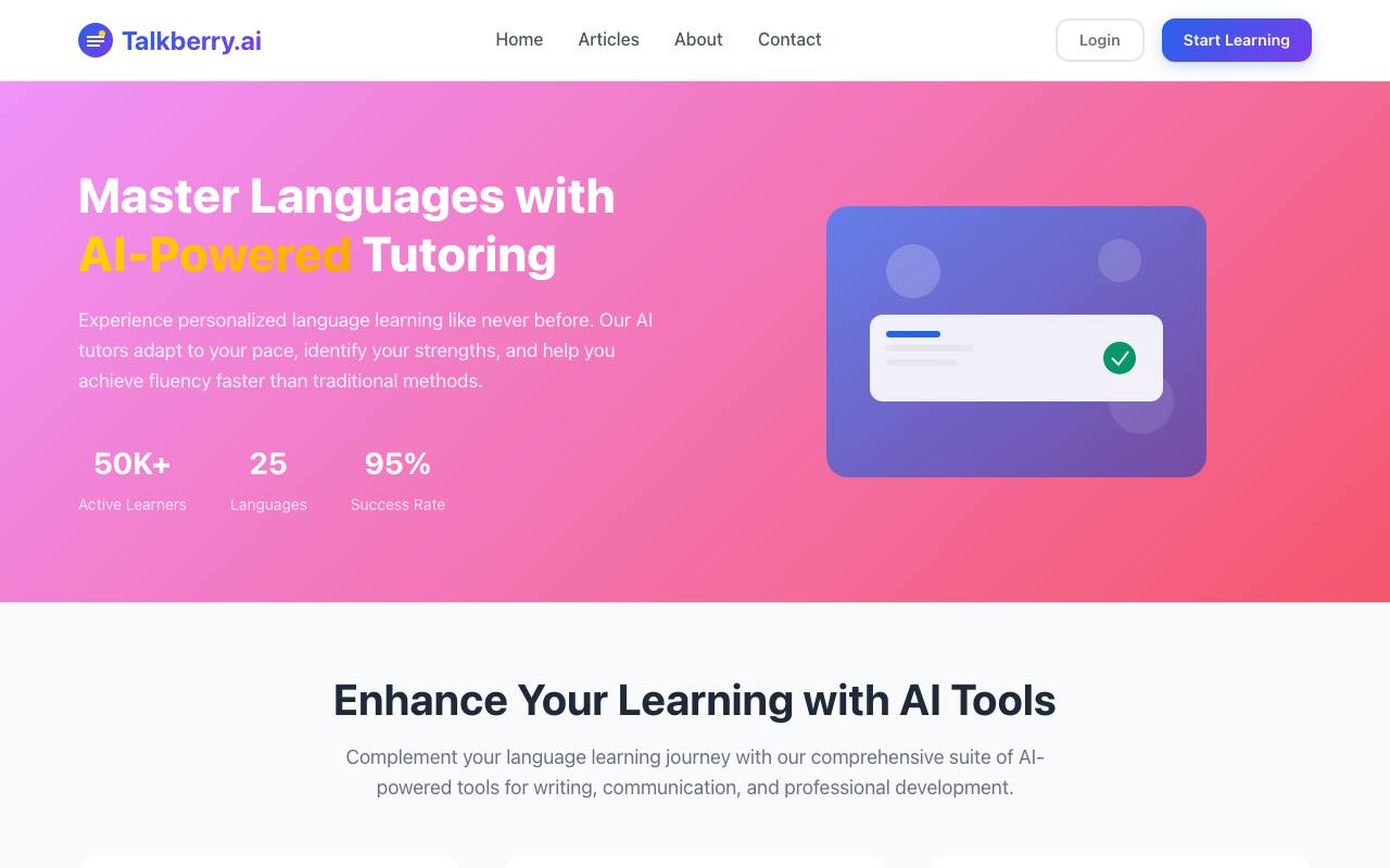TalkBerry screenshot