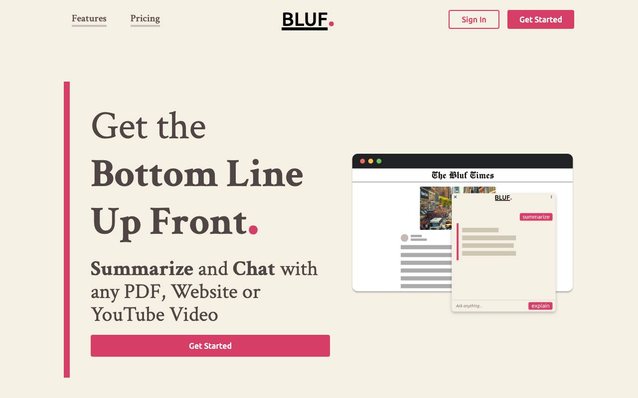 BLUF screenshot