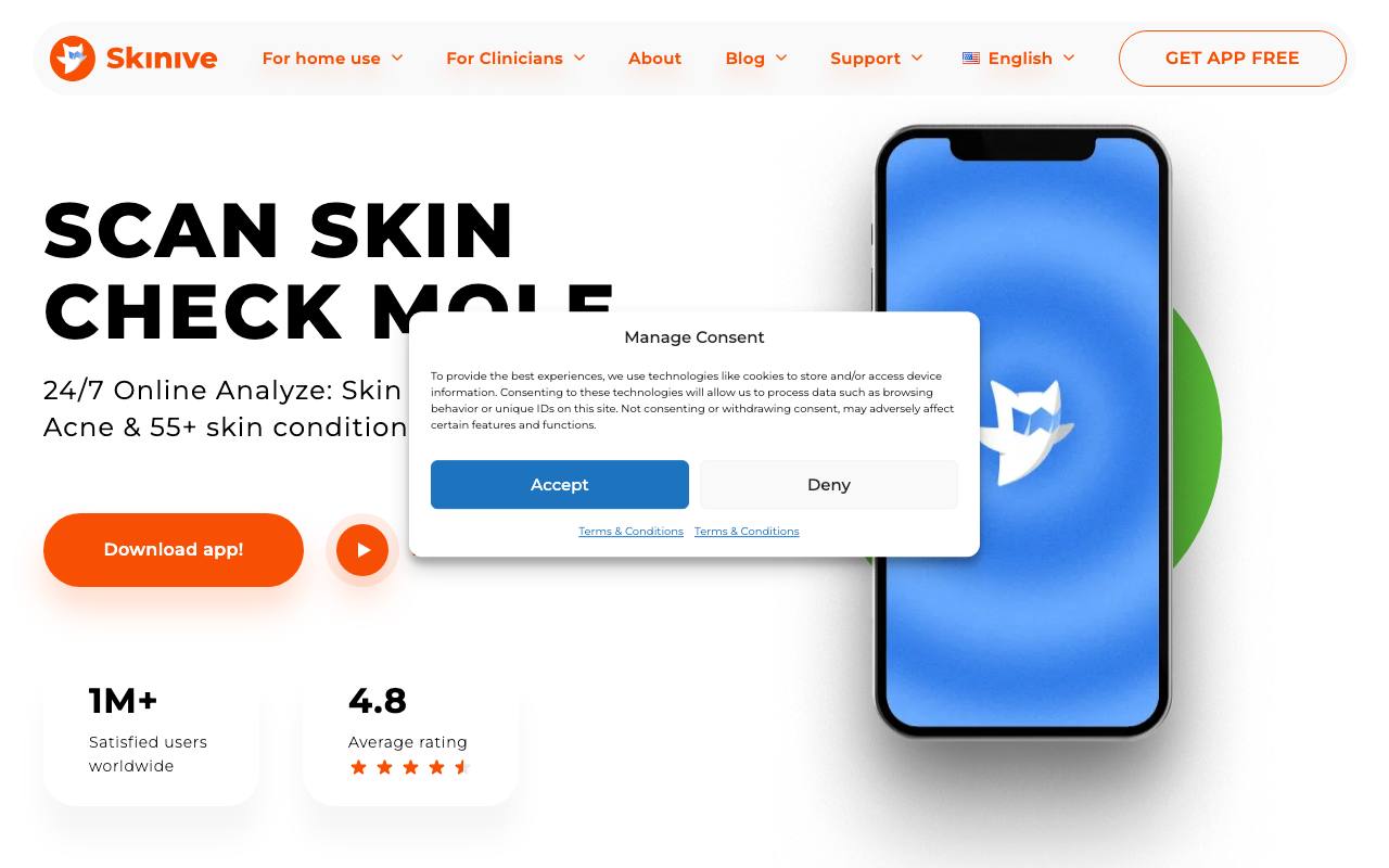 Skinive screenshot