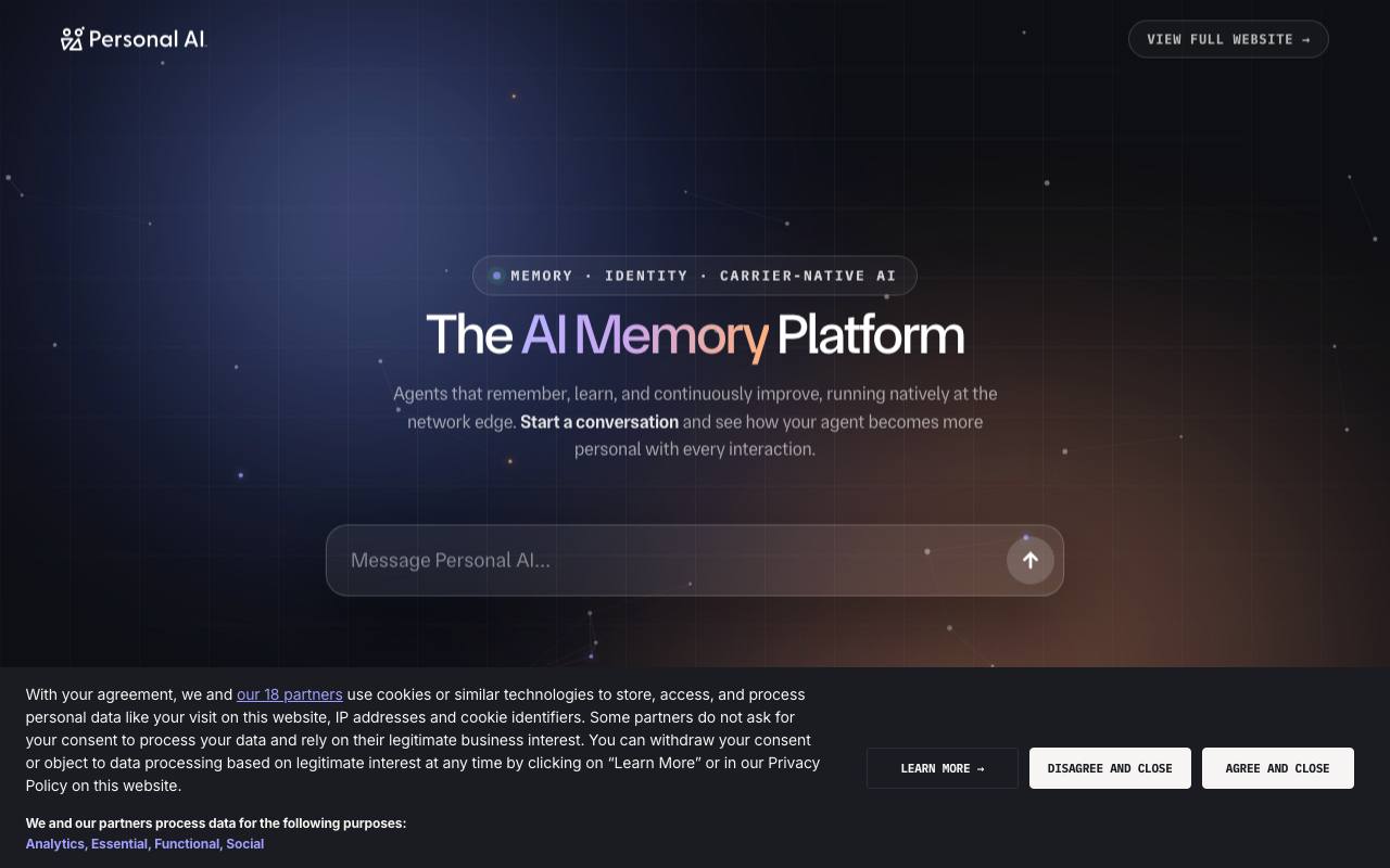 Personal AI screenshot