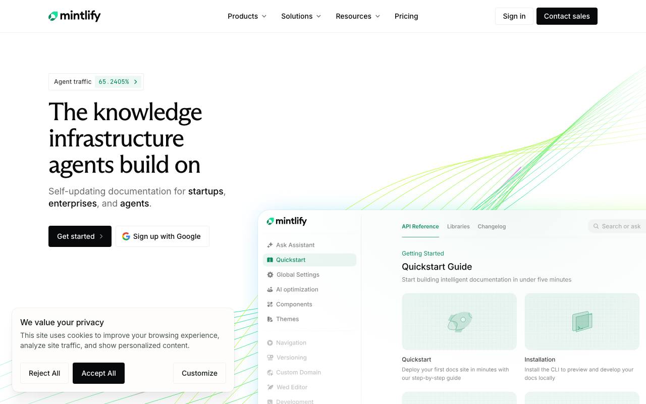 Mintlify screenshot