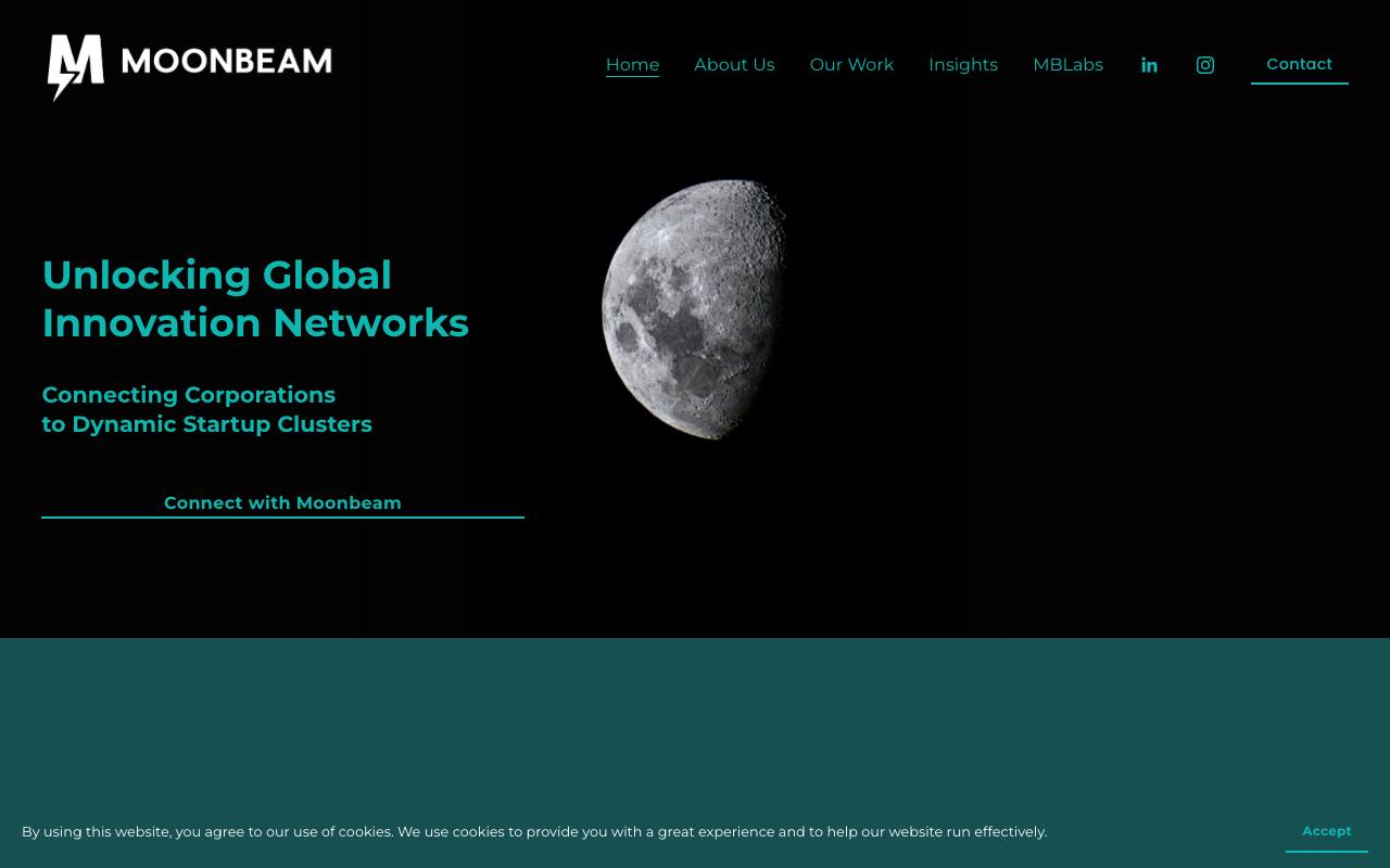 Moonbeam Exchange screenshot