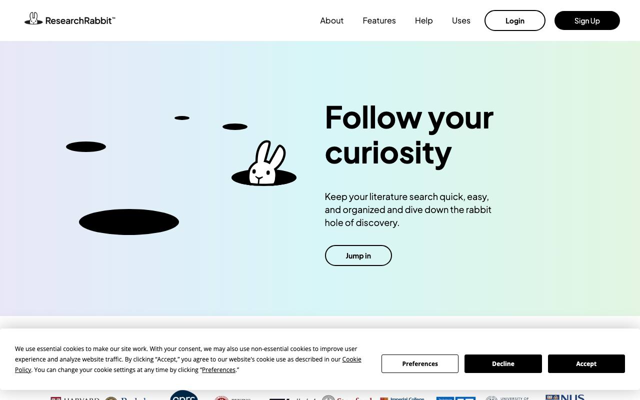 ResearchRabbit screenshot