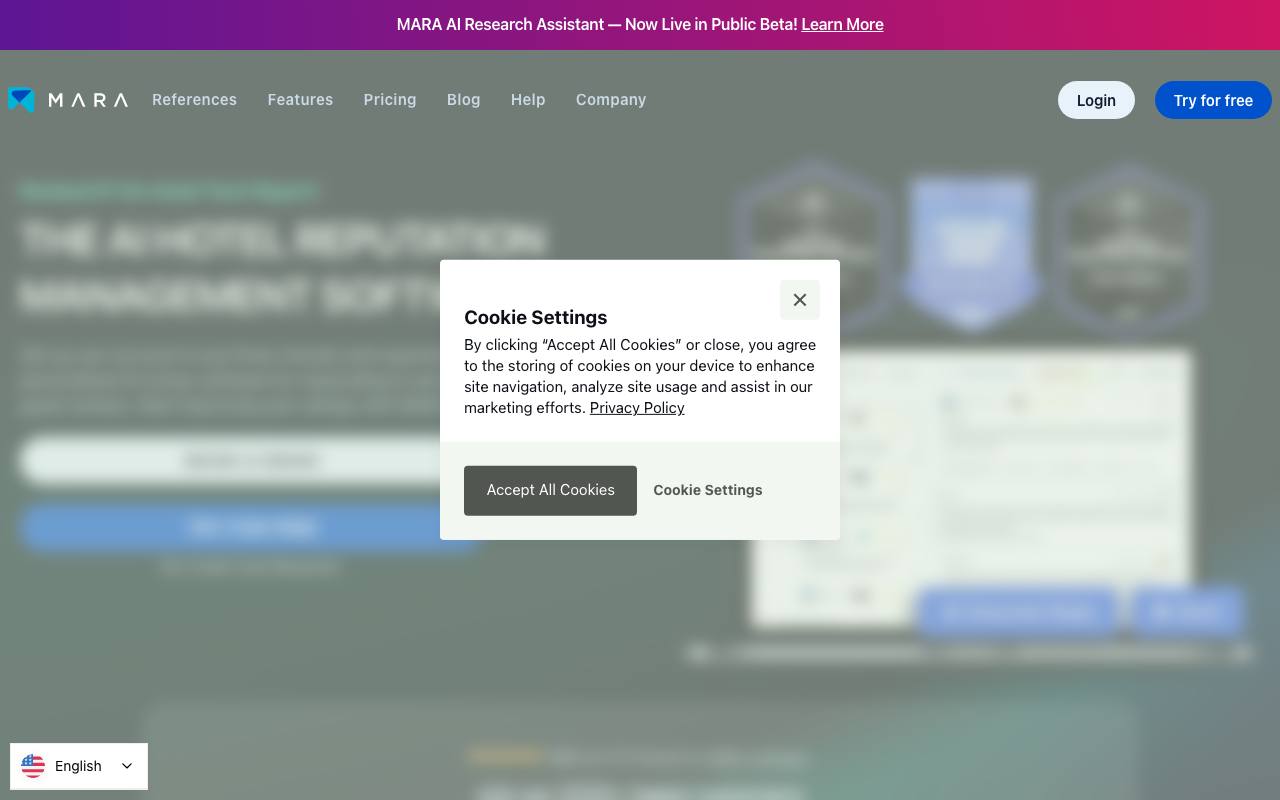 MARA screenshot
