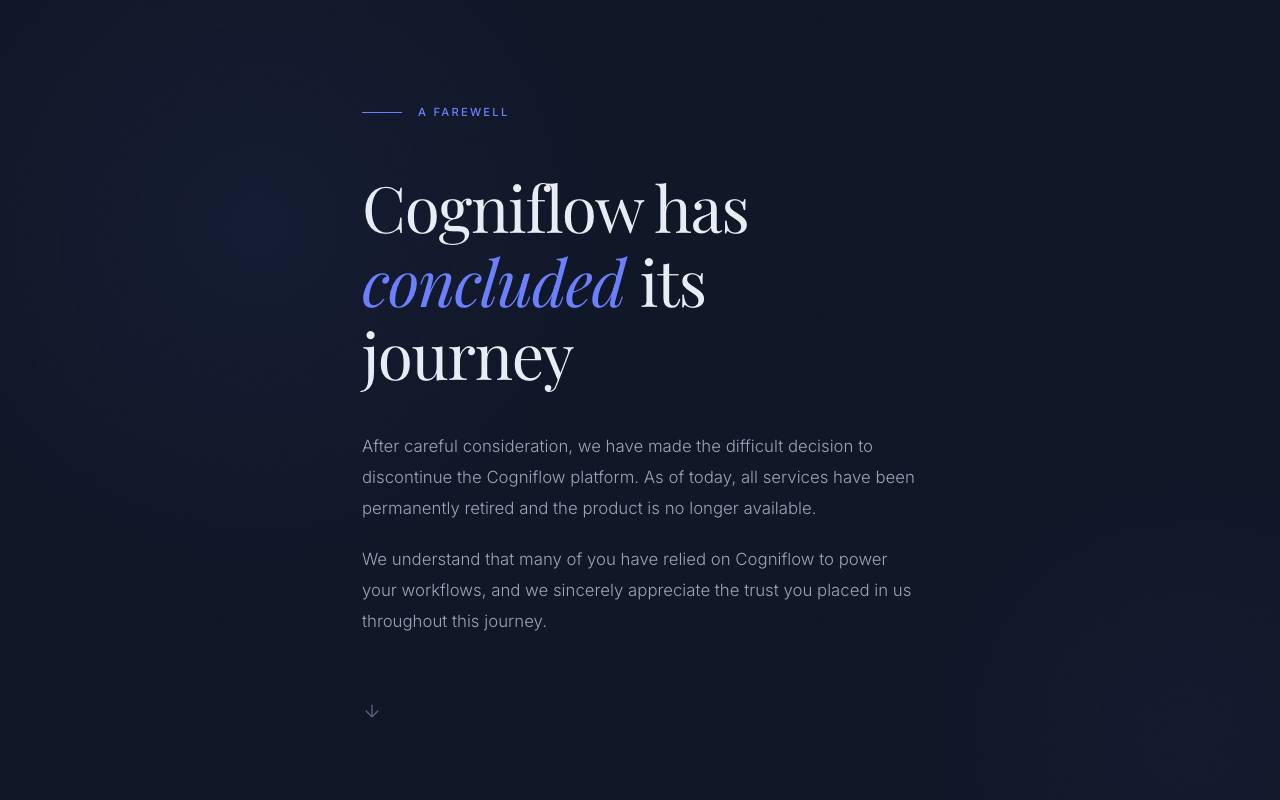 Cogniflow screenshot