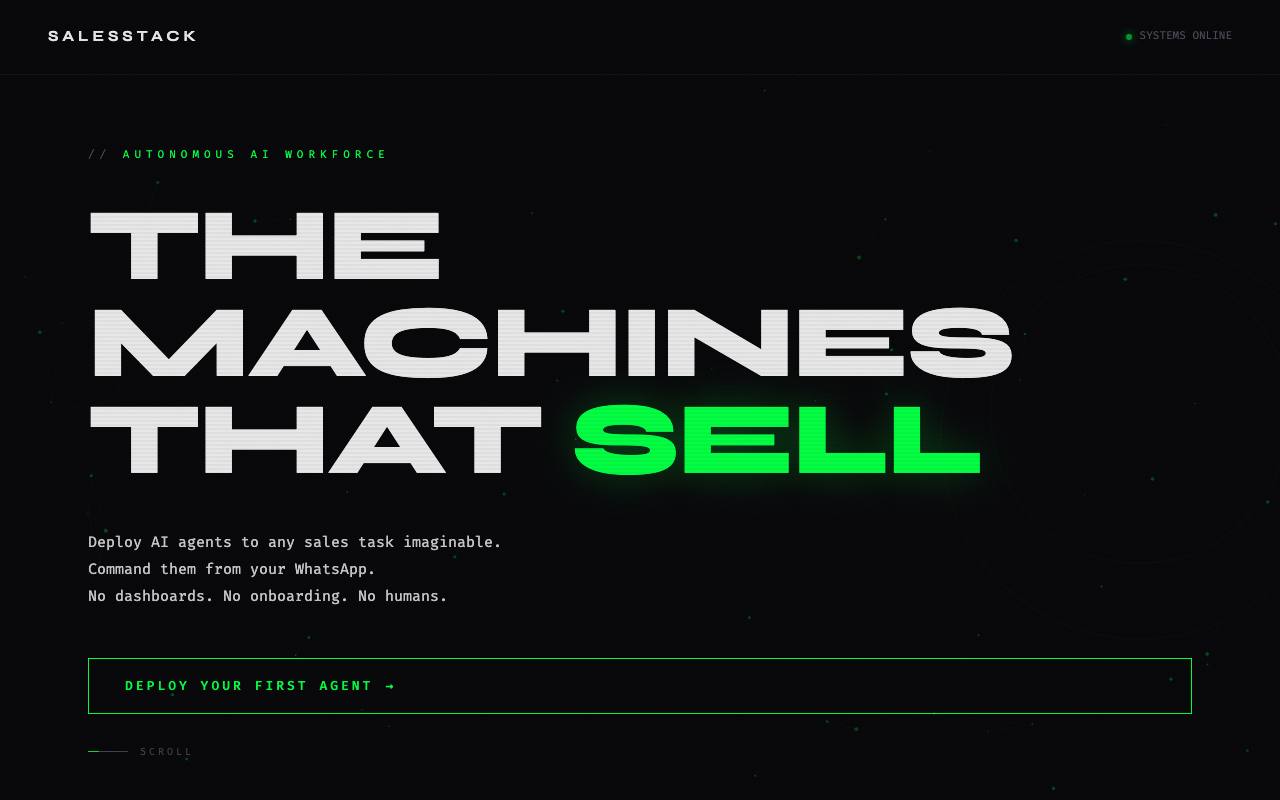 Sales Stack screenshot