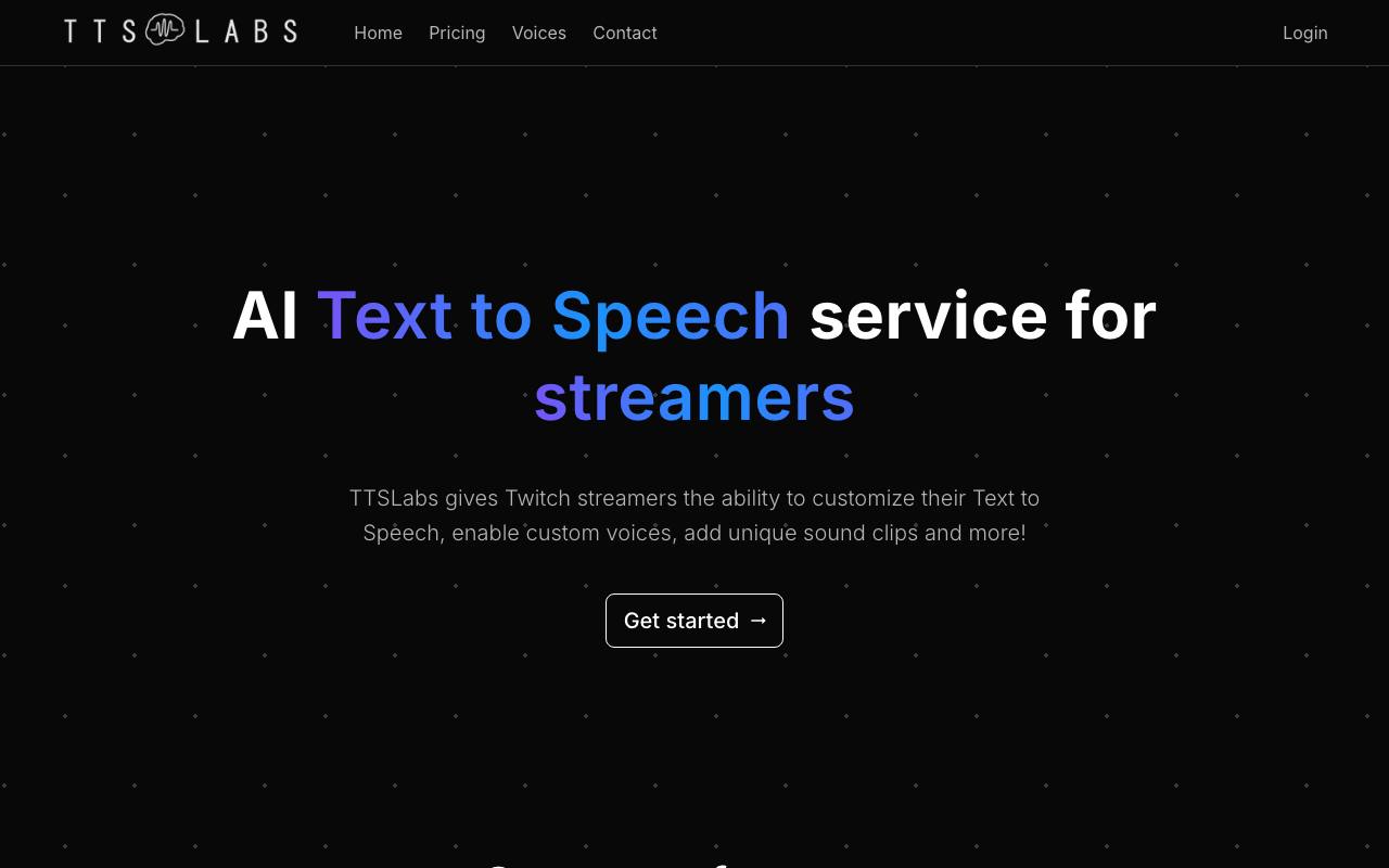 TTSLabs screenshot