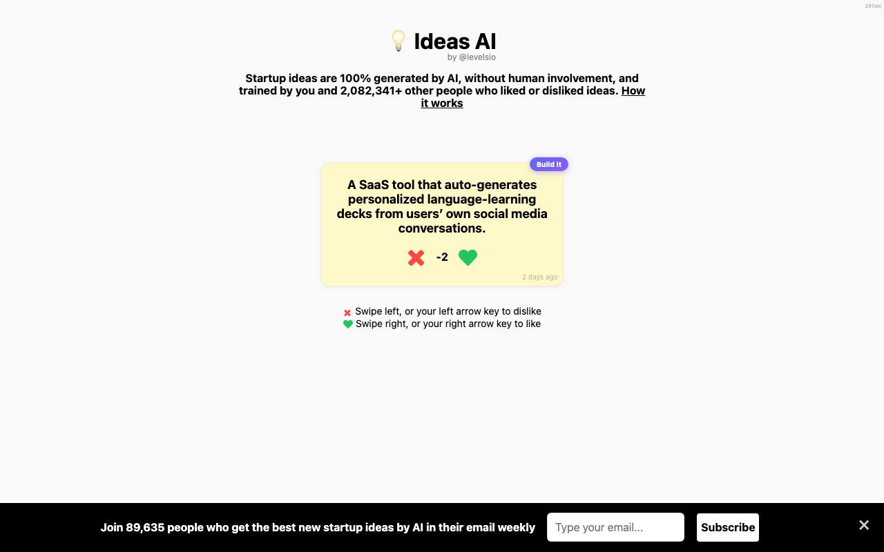 IdeasAI screenshot