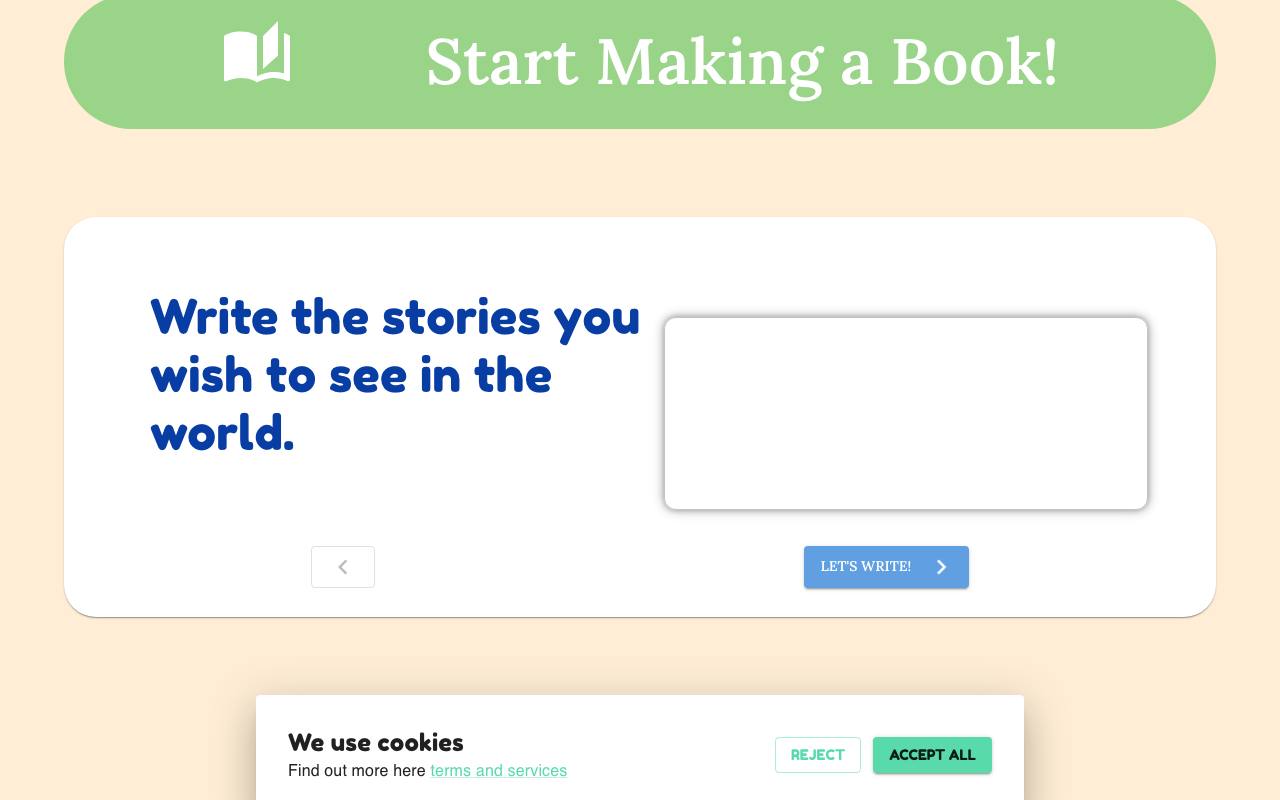 Your Own Story Book screenshot