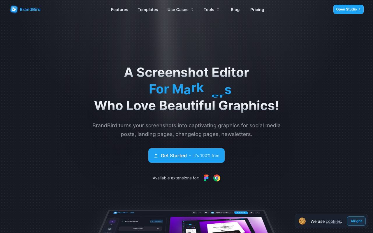Brandbird screenshot