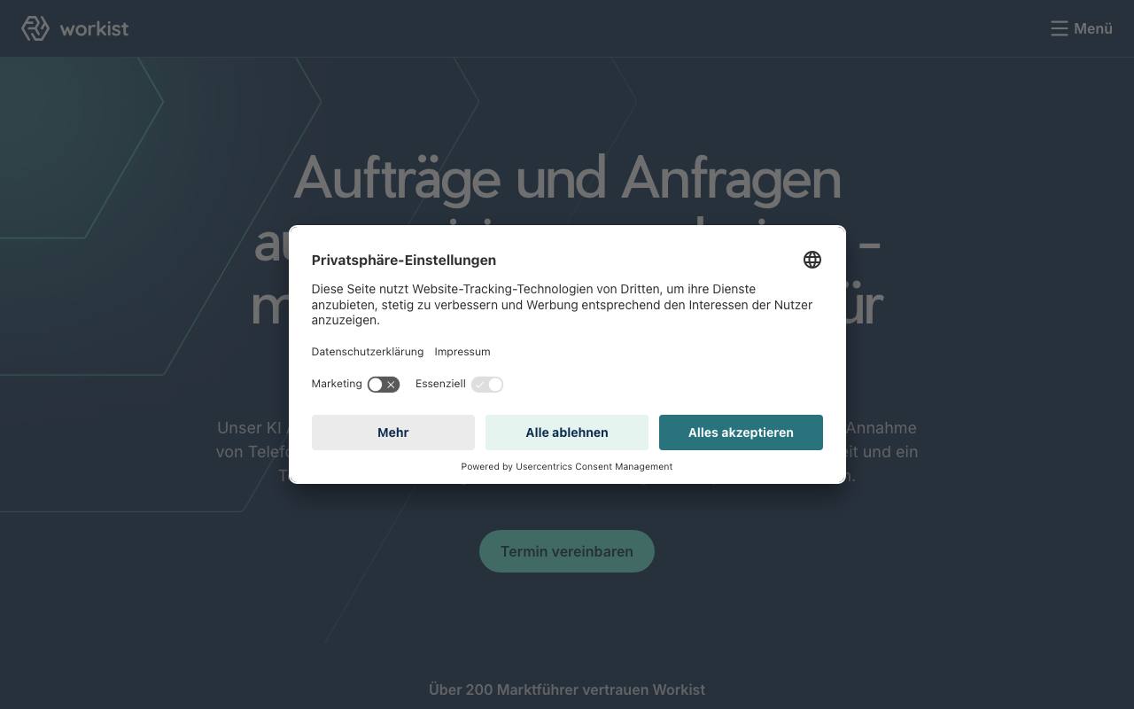 Workist screenshot