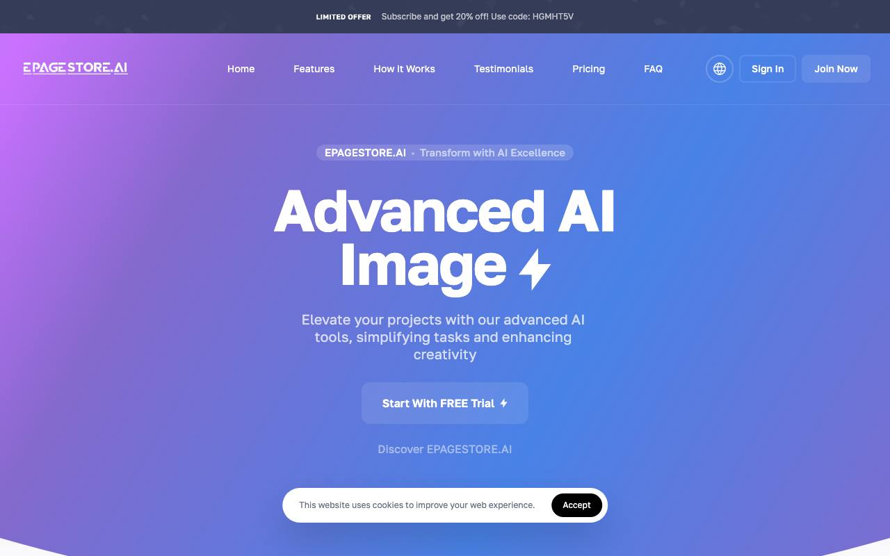 Epagestore AI screenshot