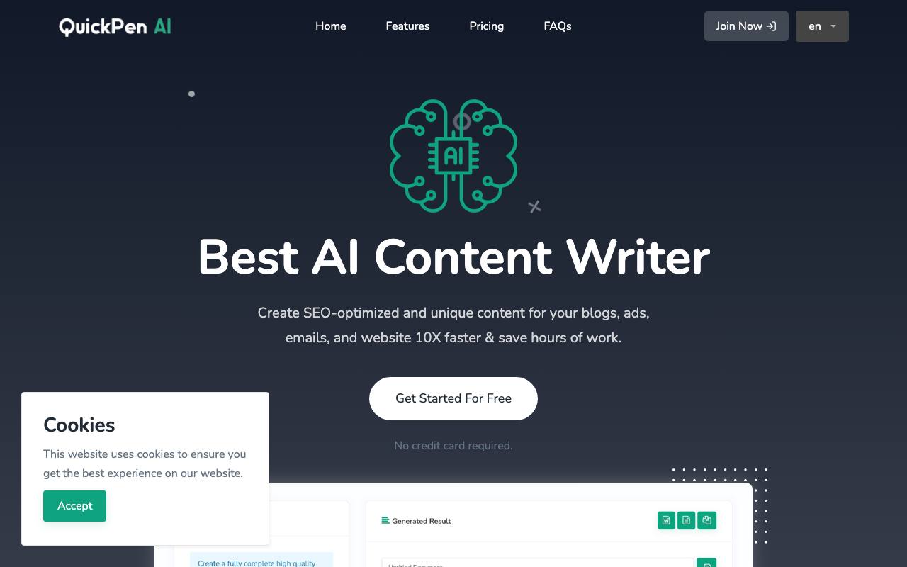 QuickPenAI screenshot
