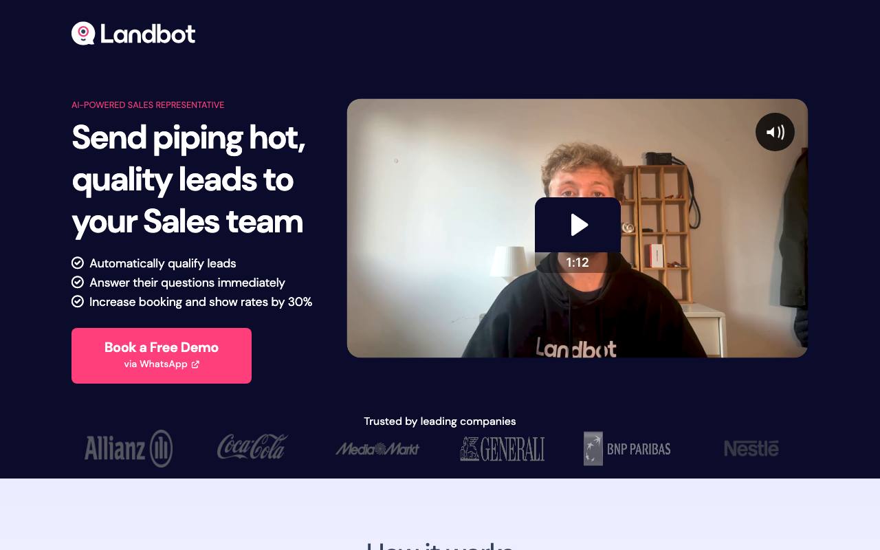 Landbot AI screenshot