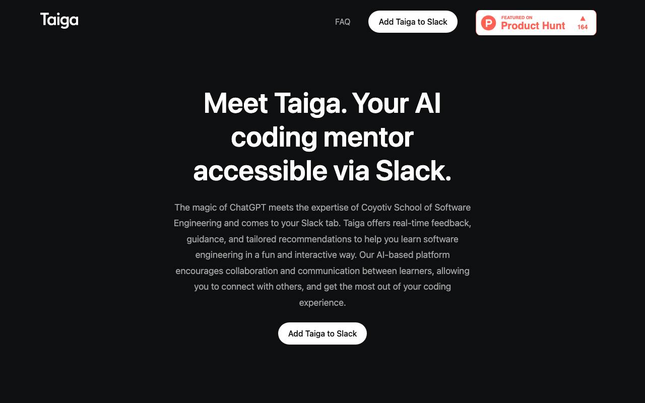 Taiga screenshot