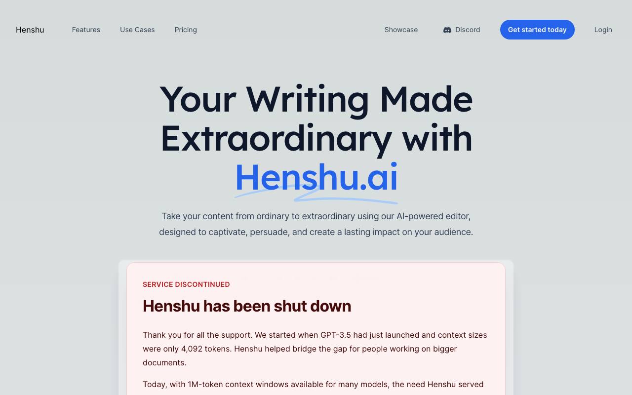 Henshu AI screenshot