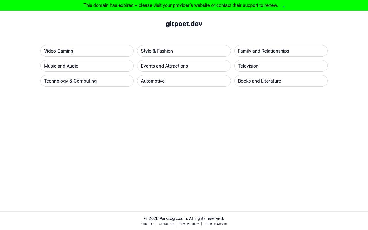 GitPoet screenshot