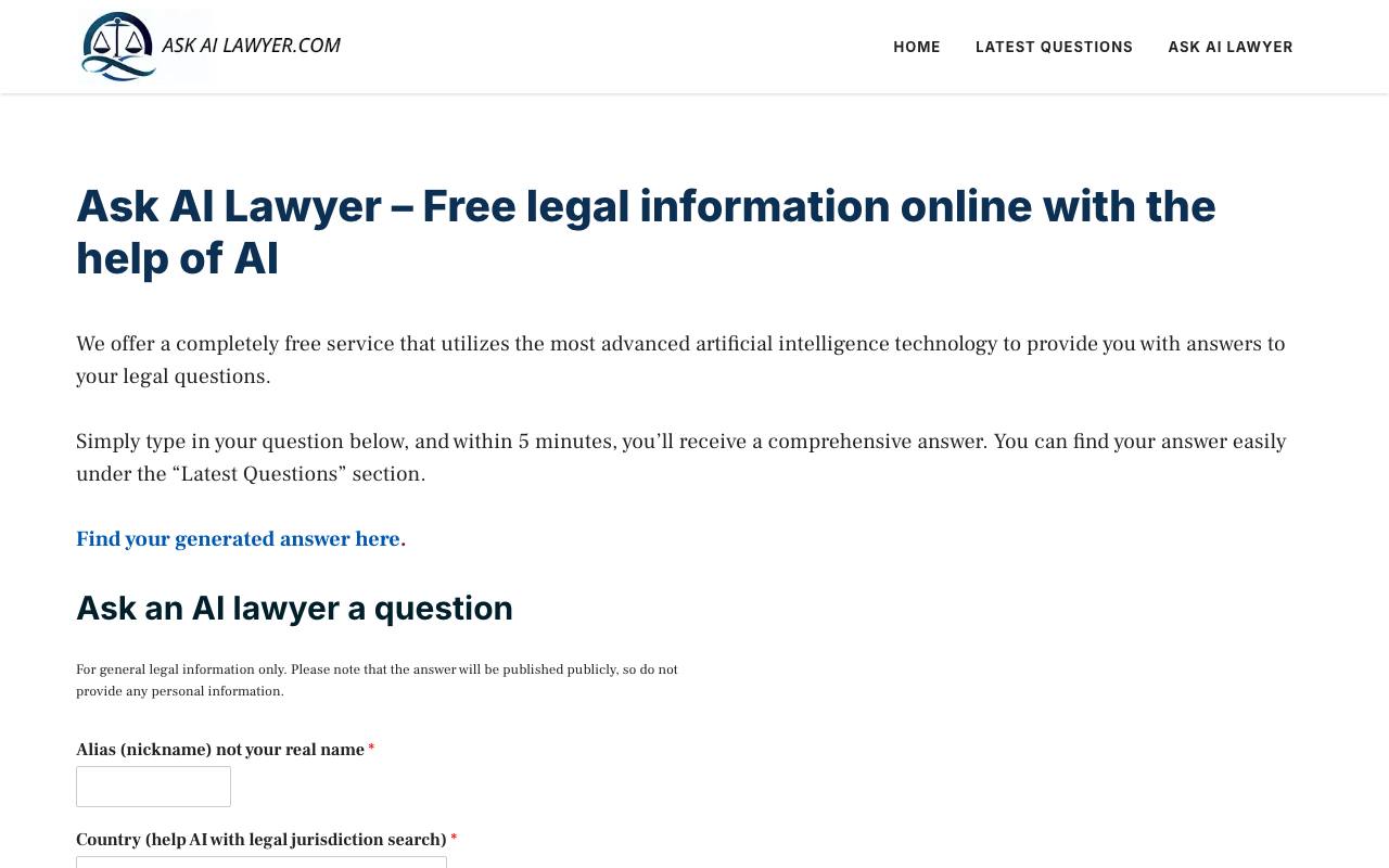Ask AI Lawyer screenshot