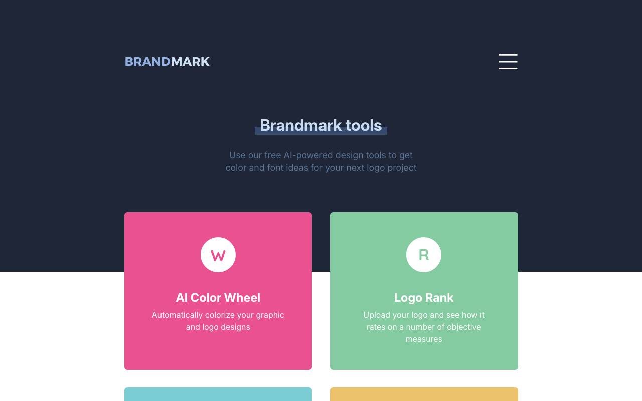 Brandmark screenshot