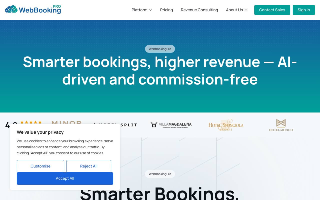 WebBookingPro screenshot