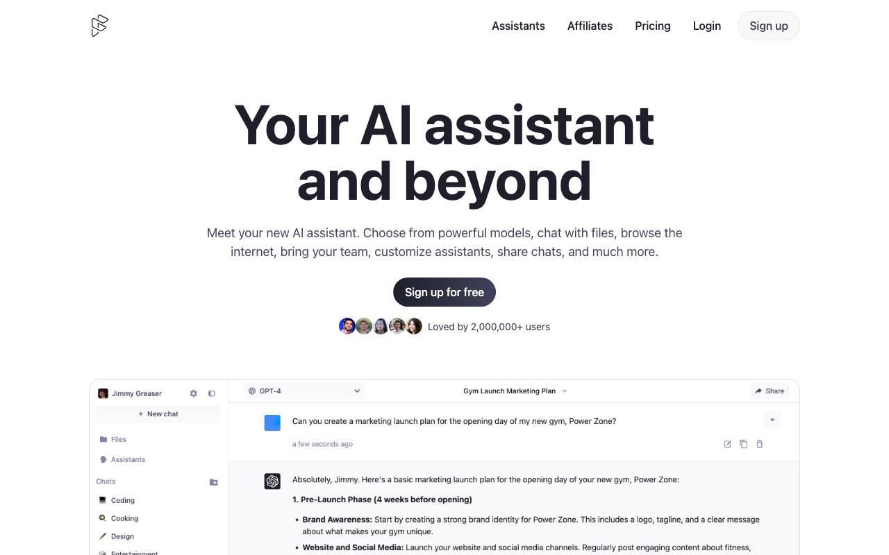 ForeFront AI screenshot