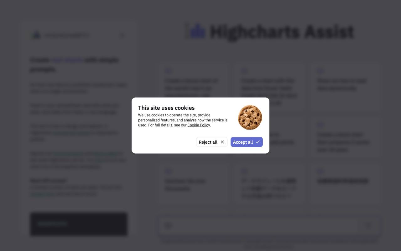 Highcharts screenshot