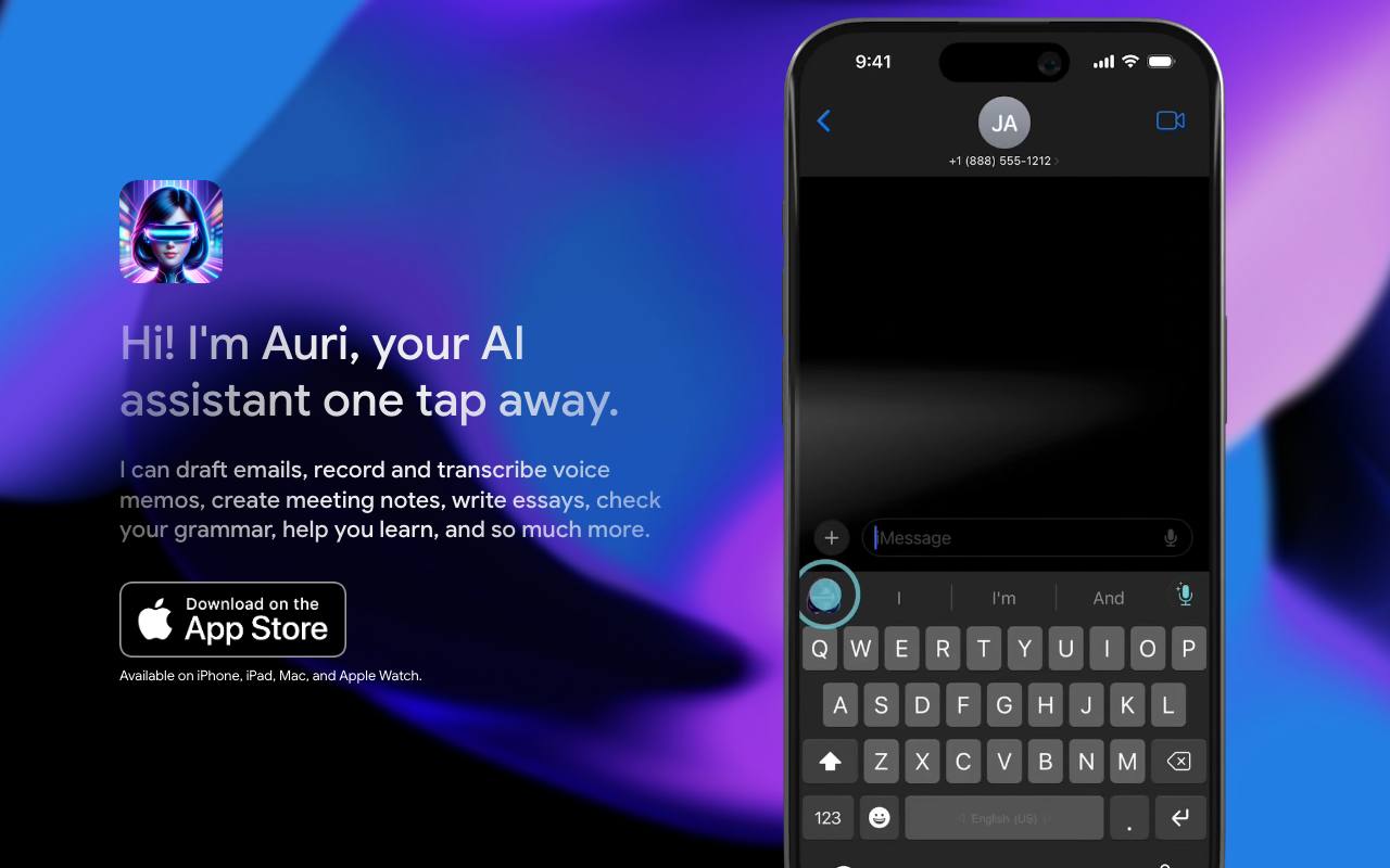 Auri AI screenshot