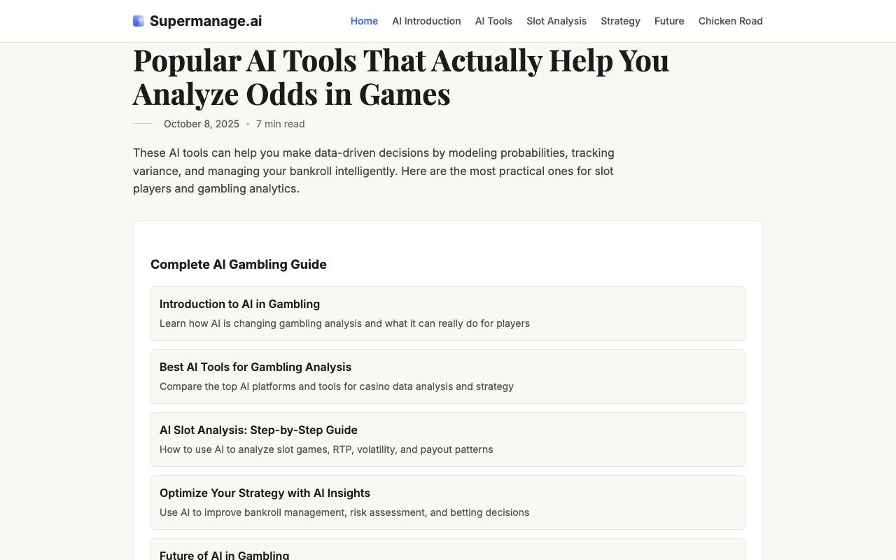 Supermanage screenshot