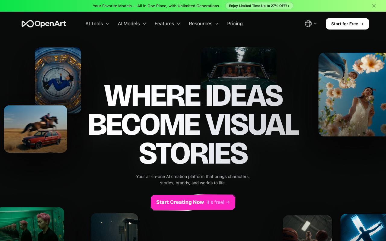 Openart screenshot